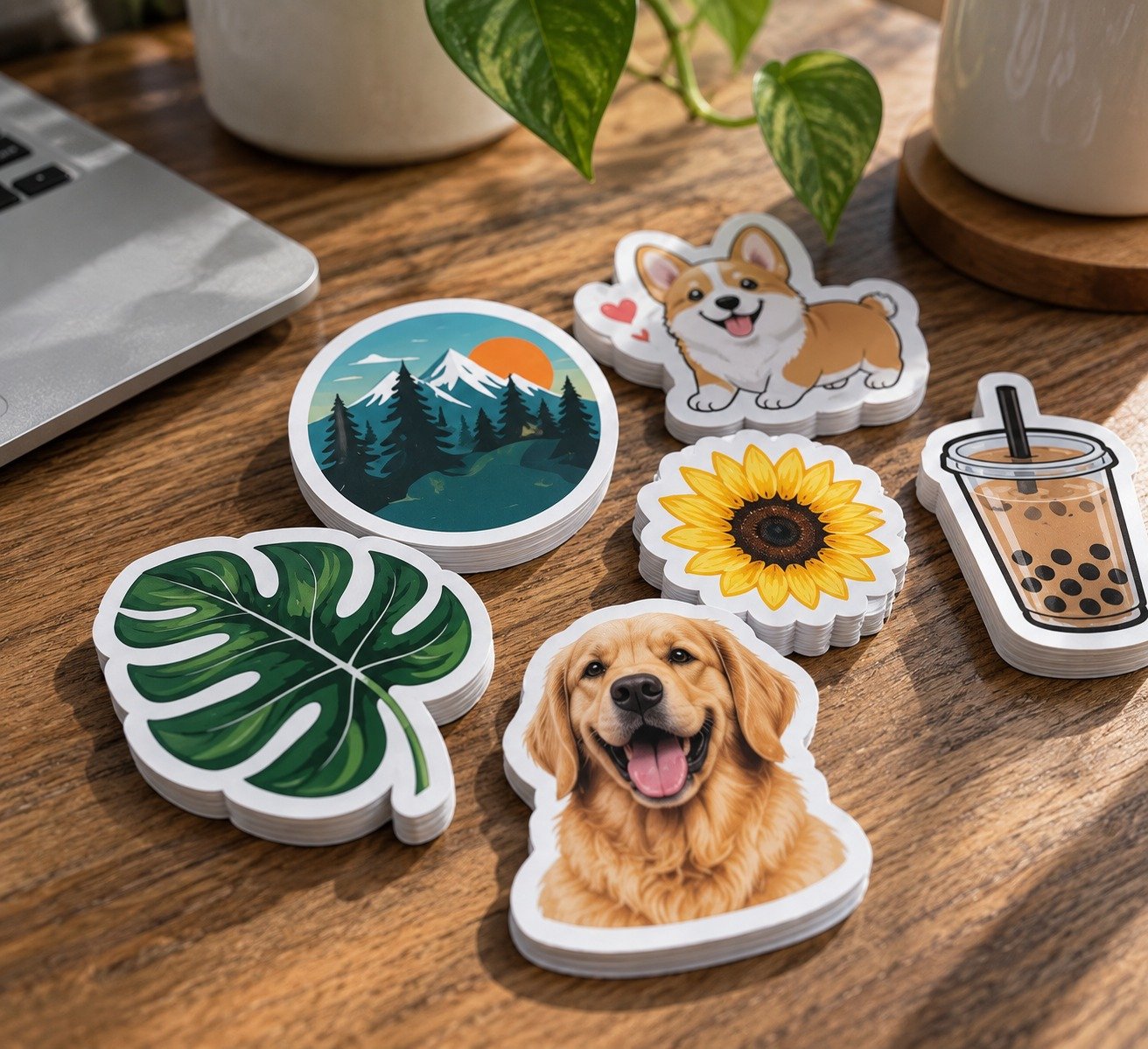 Die-cut sticker production