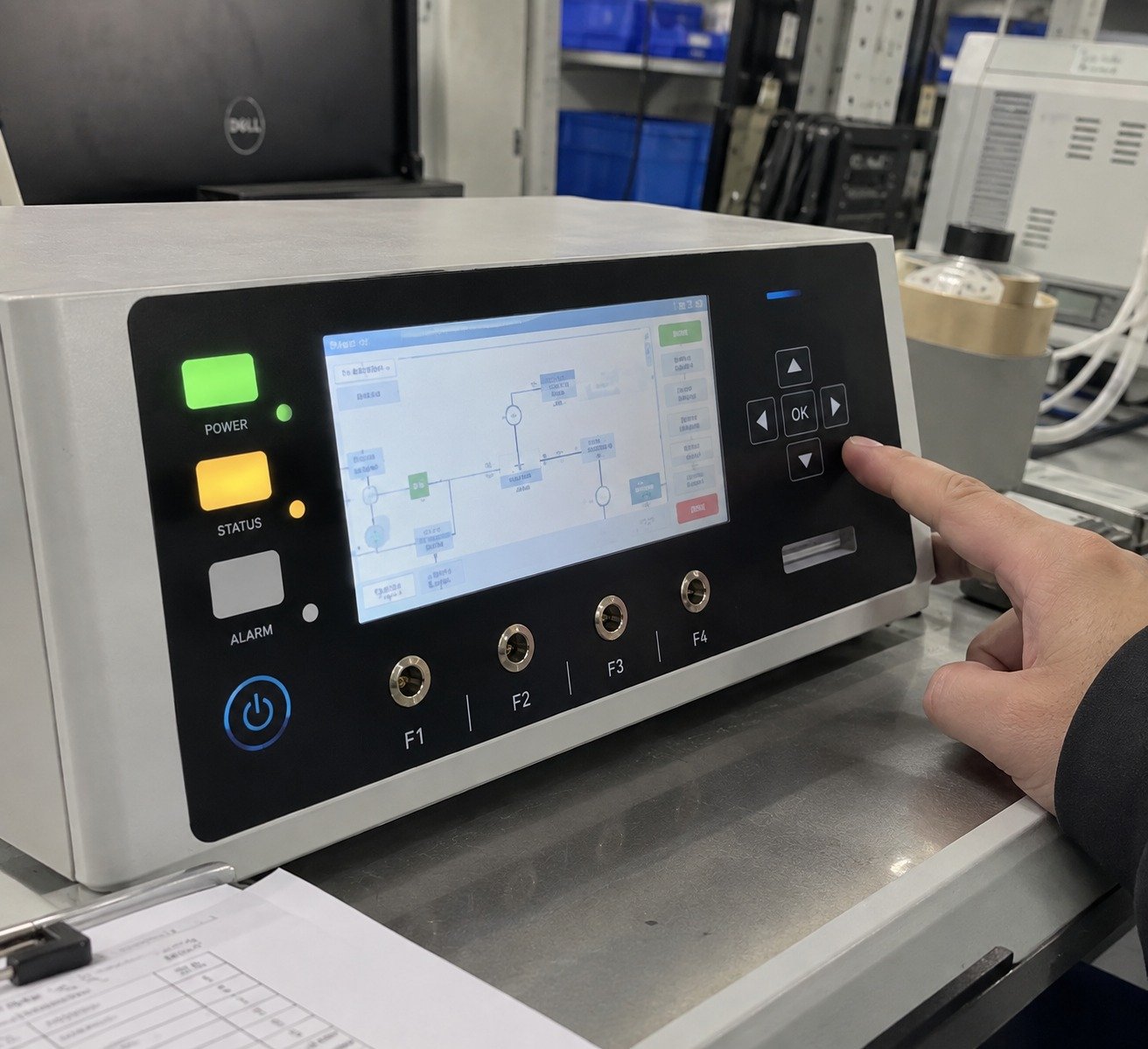 Graphic overlay on a control panel