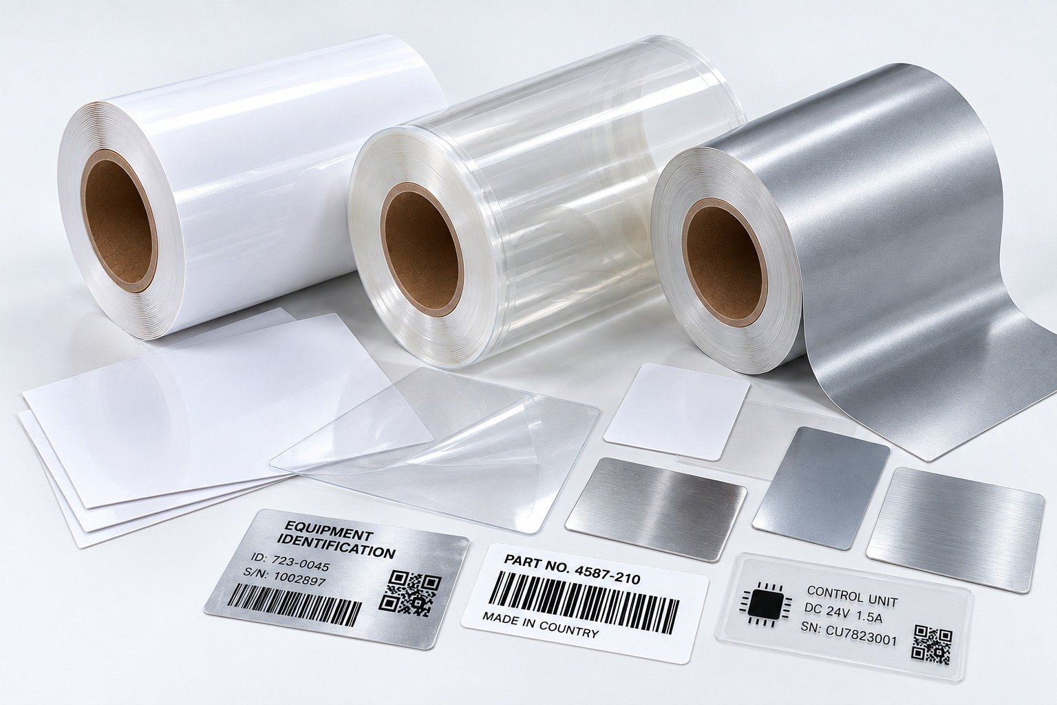 PET Material material selection for custom components