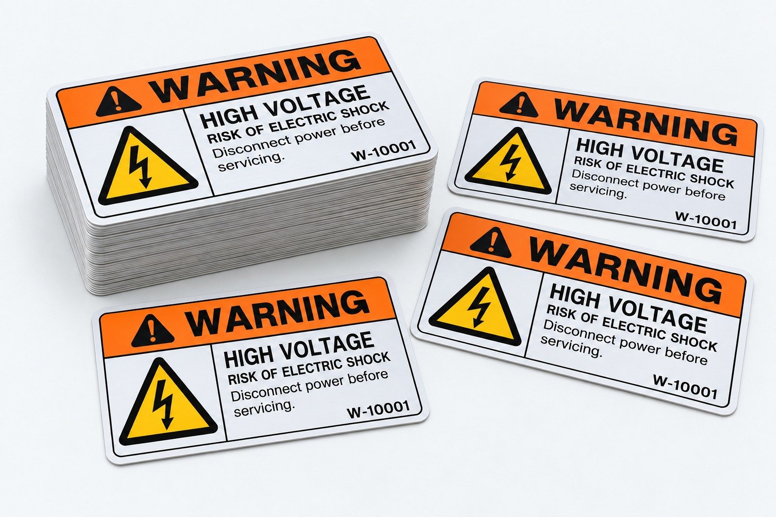 Warning & Security Labels product construction